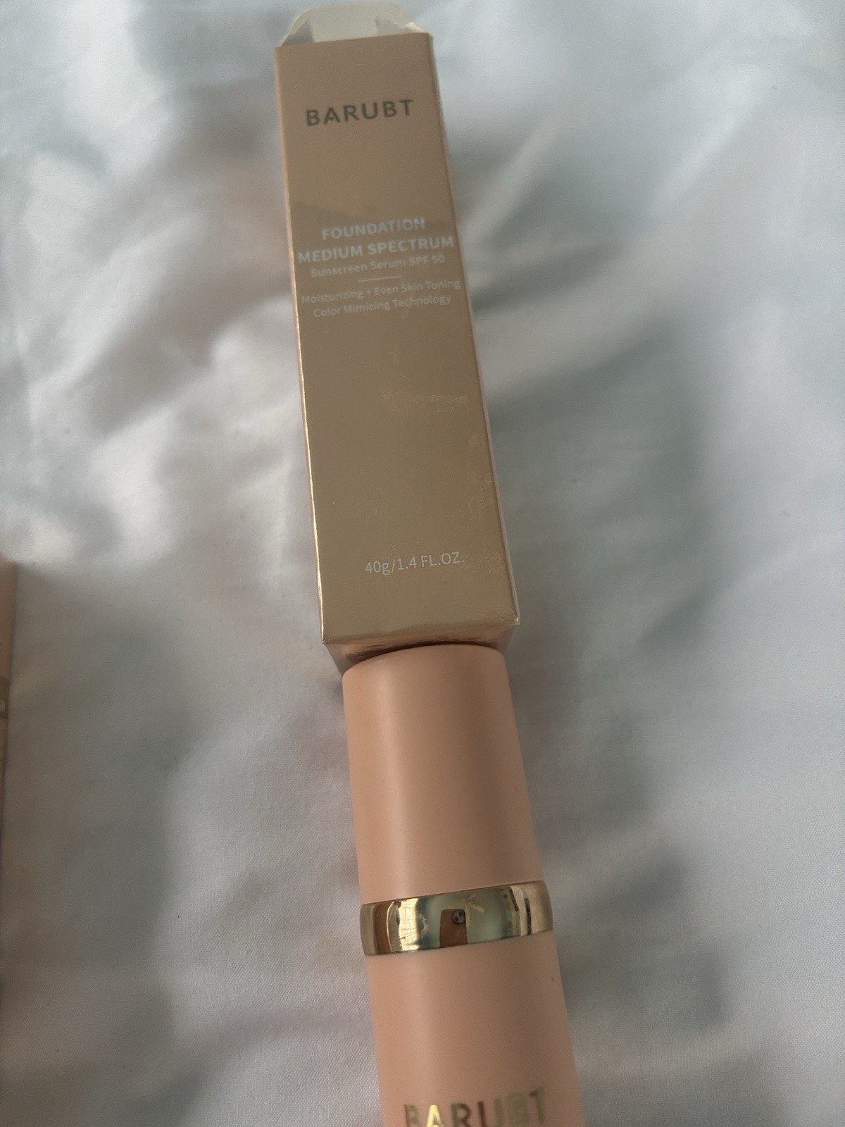 BARUBT Medium Spectrum Foundation Serum Medium Coverage SPF 50, 1.4 fl oz