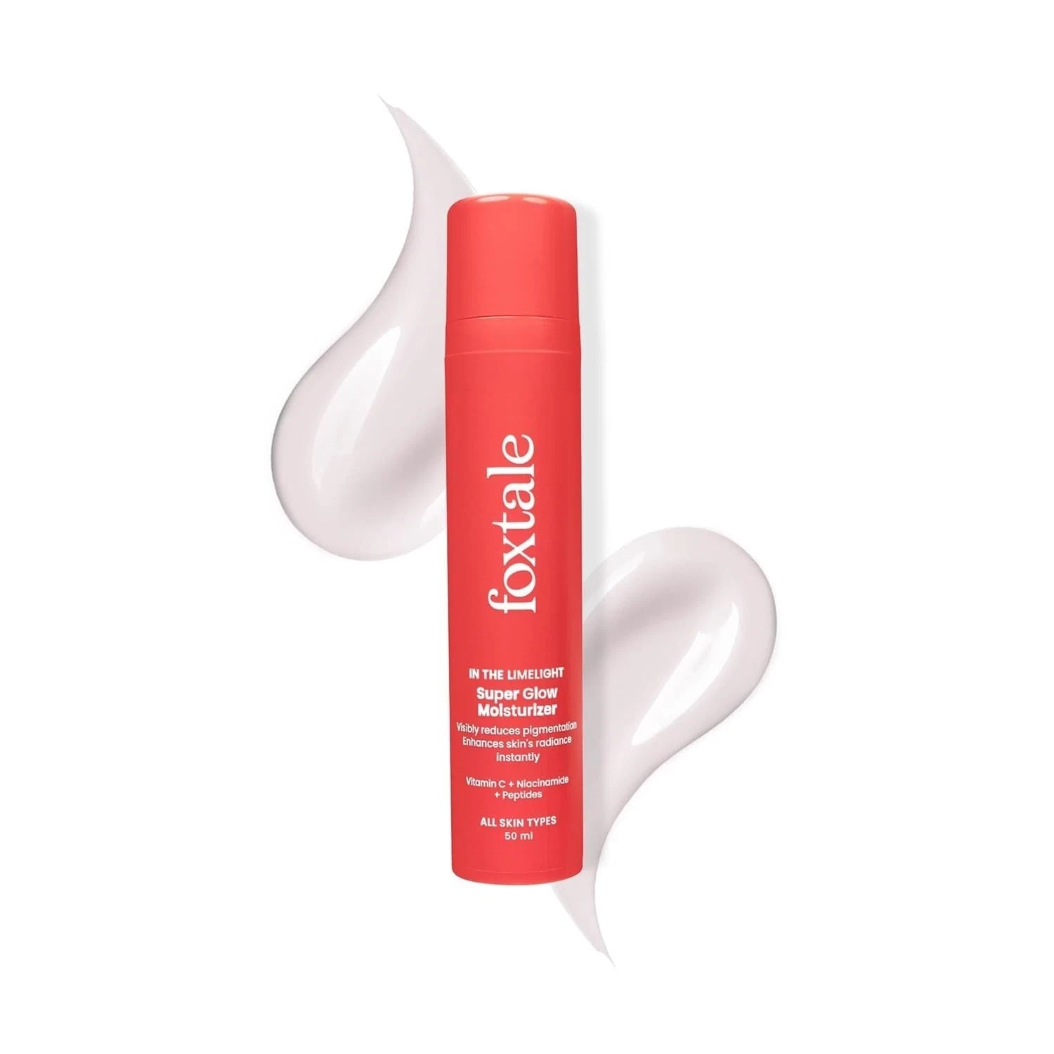 Foxtale Vitamin C Super Glow Moisturizer Reduces Pigmentation For Unisex 50ml