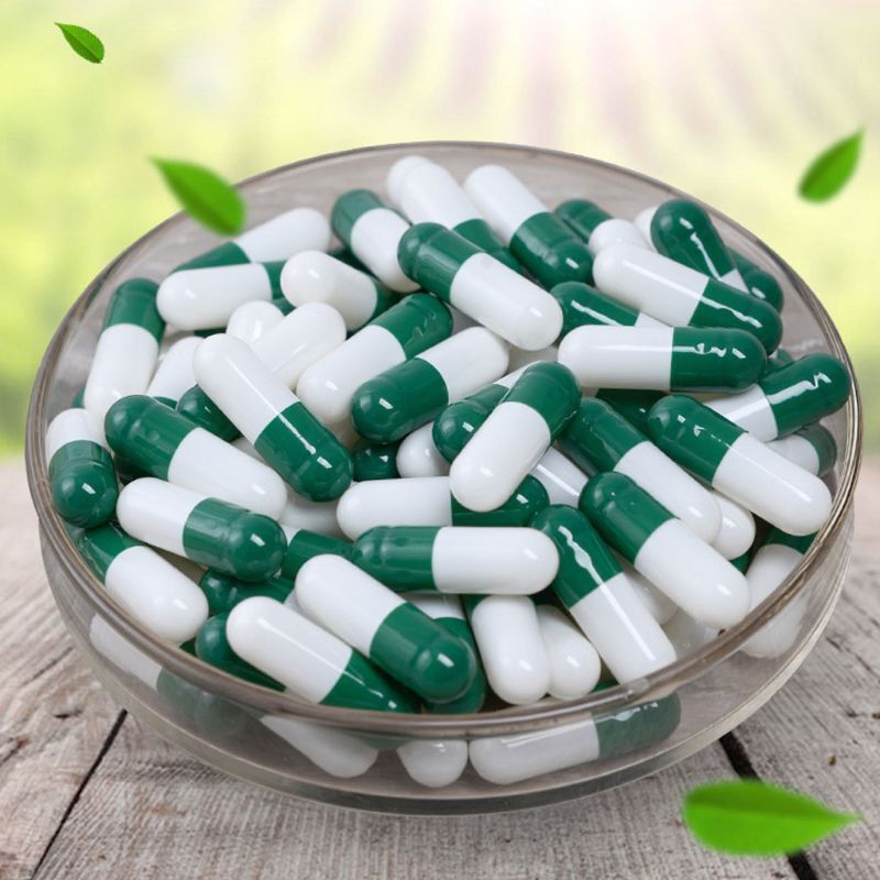 1000PCS Gelatin Empty Capsules Hollow Gelatin Capsules Empty for Pill Capsule 0#