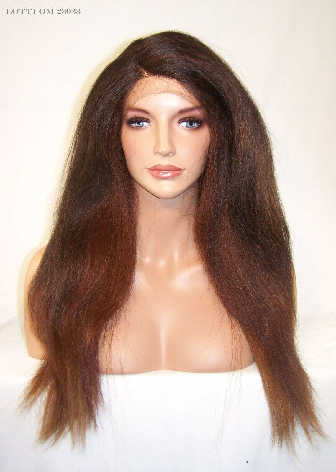 Long Yaki Lace Front Wig Red Strawberry Auburn Ombre Long C-part Heat safe lot