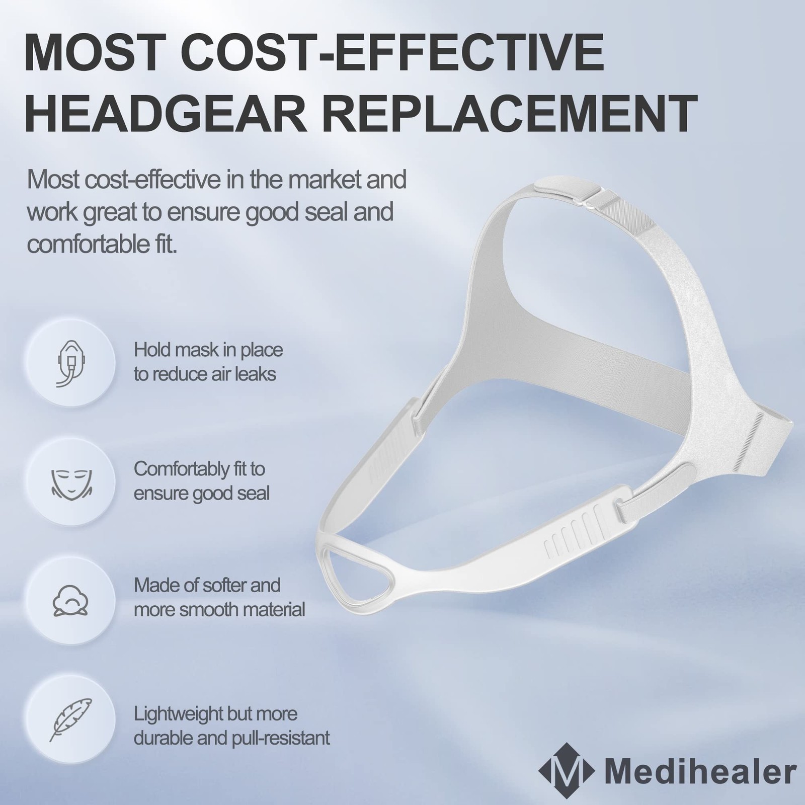 2PCS Replacement Headgear and Frame for Nuance Pro,Include 1 PCS Frame& 1PCS …