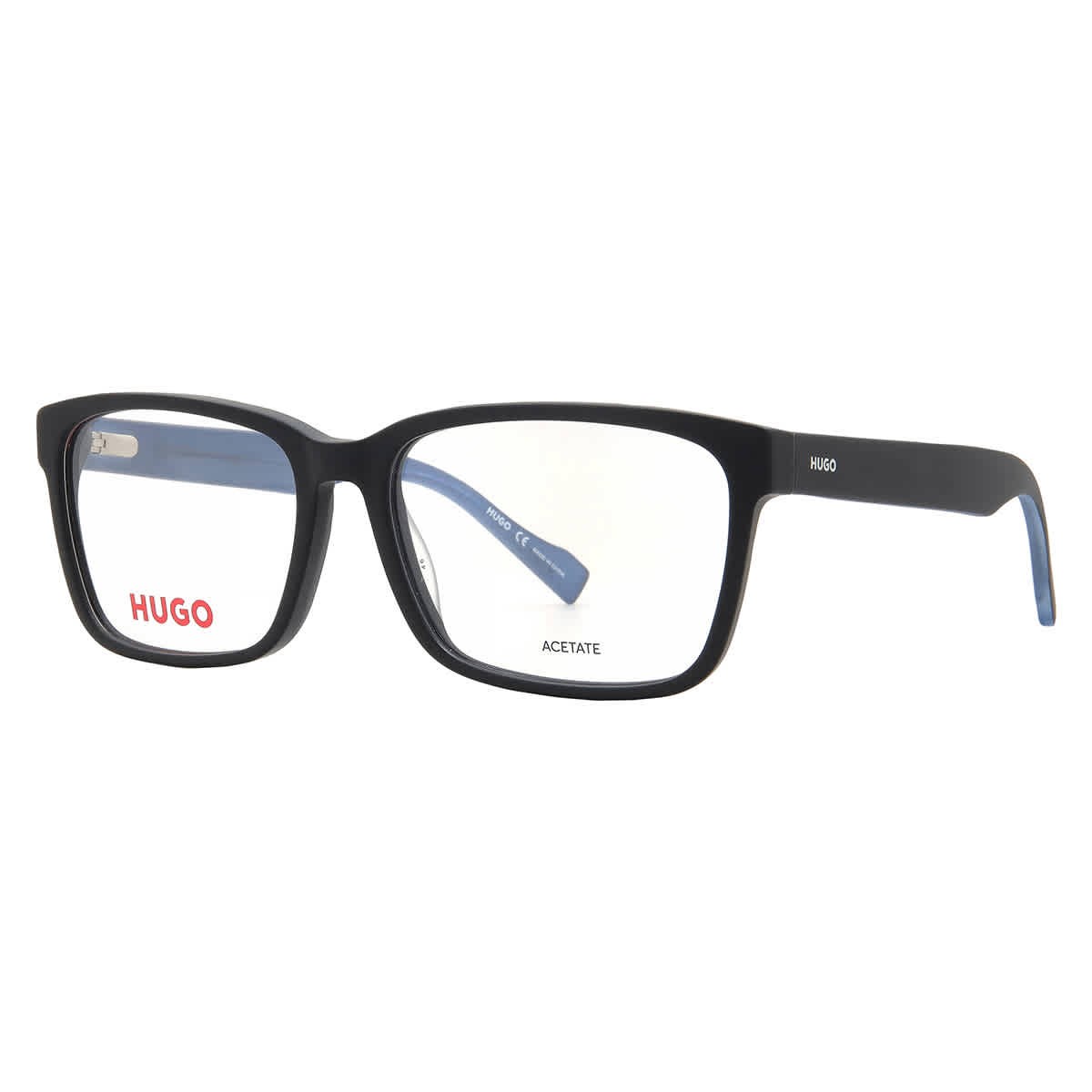 Hugo Boss Demo Rectangular Men’s Eyeglasses HG 0182 0003 55 HG 0182 0003 55