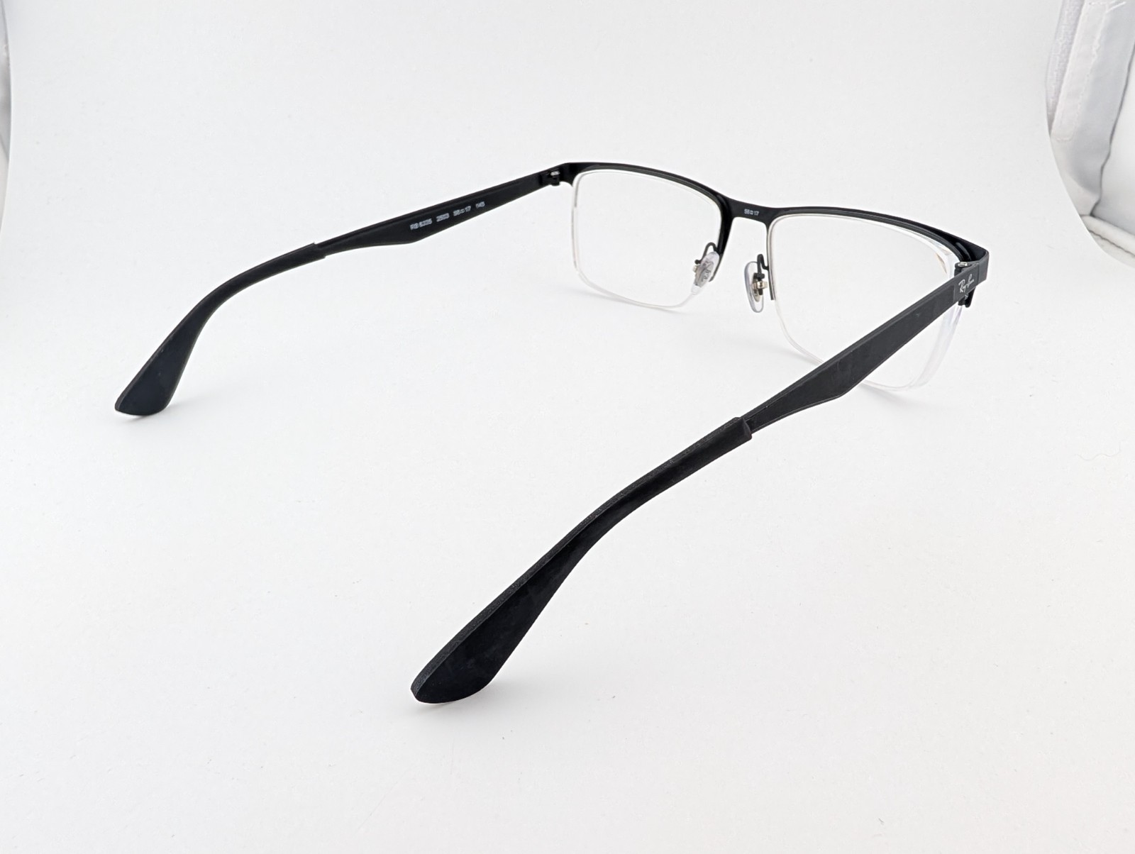 Ray Ban Eyeglasses, Frames Only, RB 6335 2503, 56-17-145, Black, Half Rim