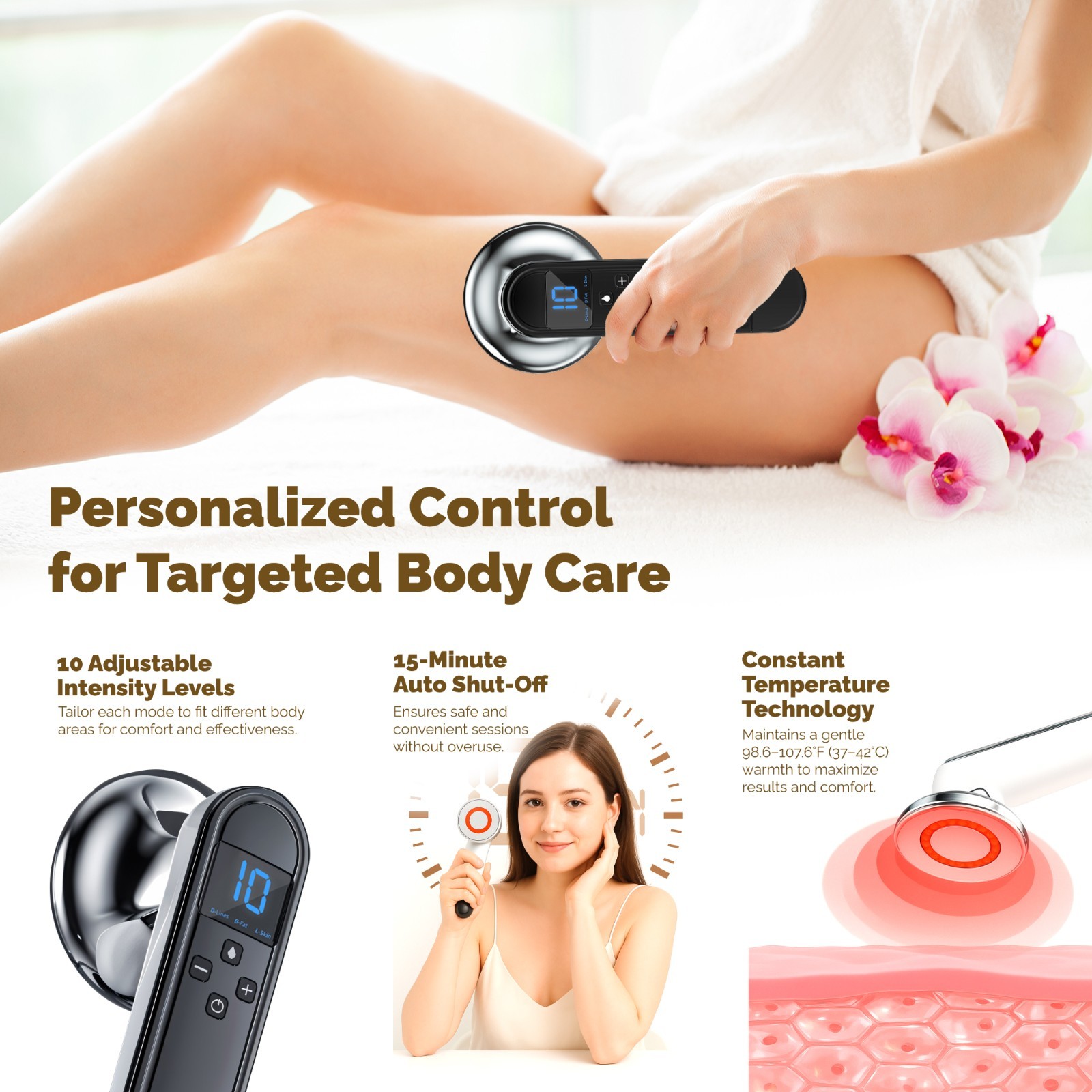 Body Sculpting Cellulite Massager Machine – Fat & Skin Anti-Cellulite Device