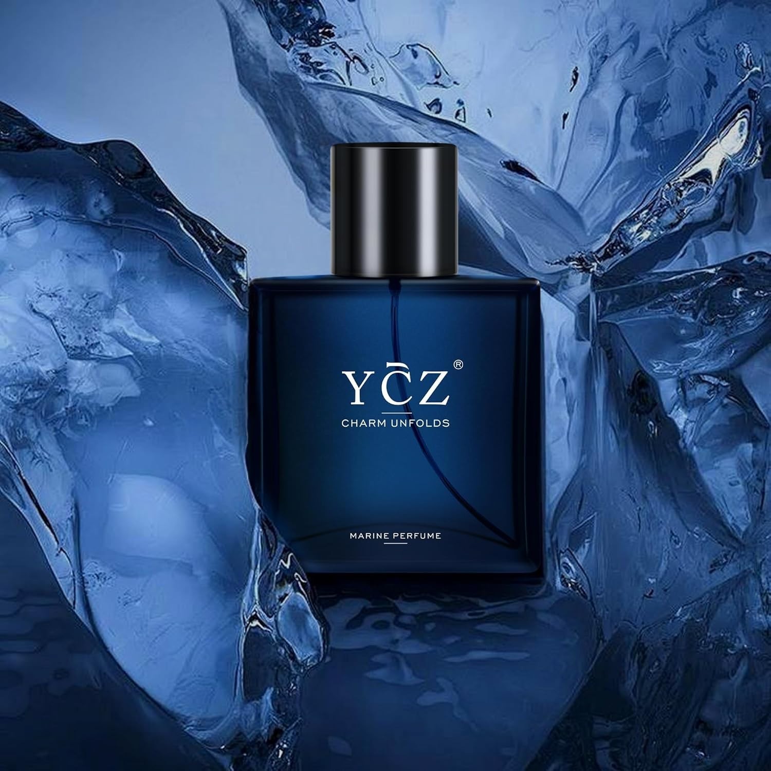 Ycz Charm Unfolds Marine Perfume for Men Long Lasting Fragrance Gift 1.7oz(50ml)