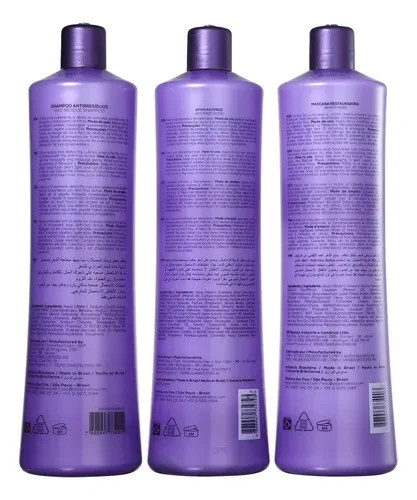 Cadiveu Plastica Dos Fios / Professional Straightening Treatment Kit 3x1L