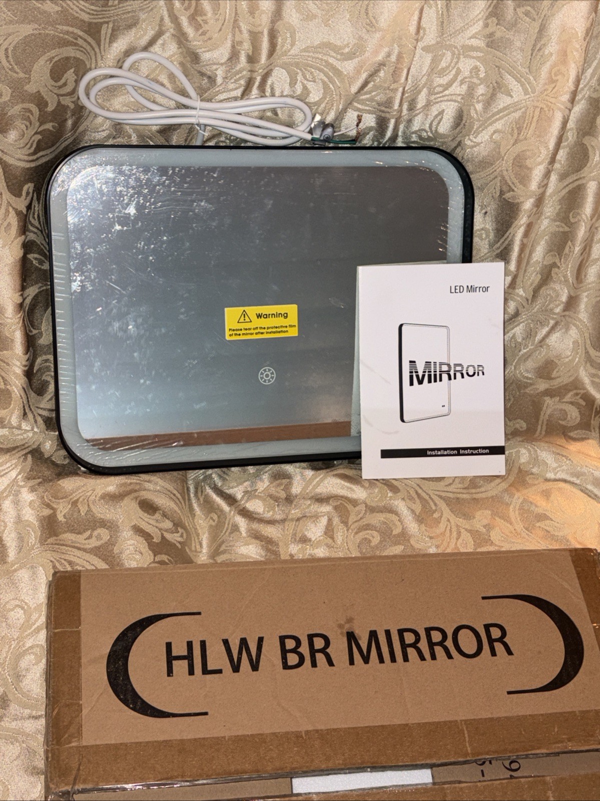 Hollywood Vanity Smart Mirror with Lights, Lighted Makeup Mirror 40 x 30 cm
