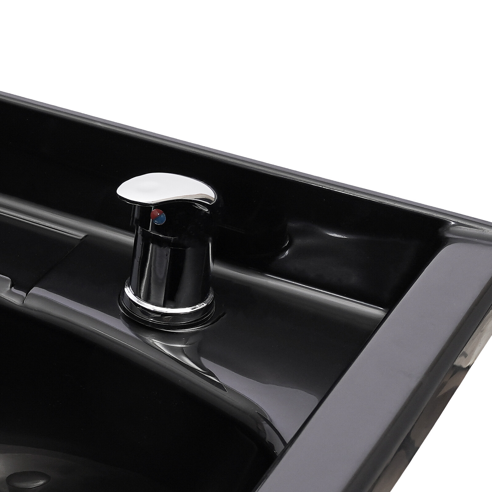 ABS Wall Mount Shampoo Bowl Backwash Station Salon Spa Beauty Furniture