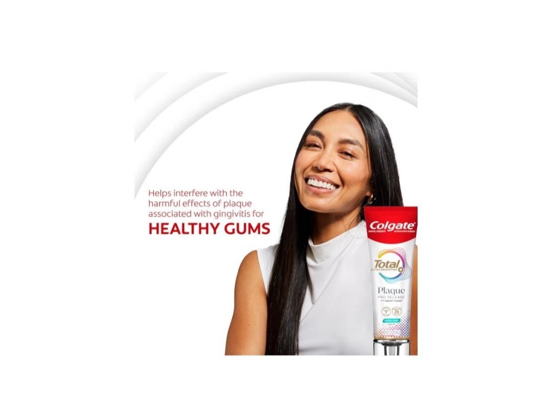 ✅Colgate Total Plaque Pro Release Fresh Mint Whitening Toothpaste 3oz