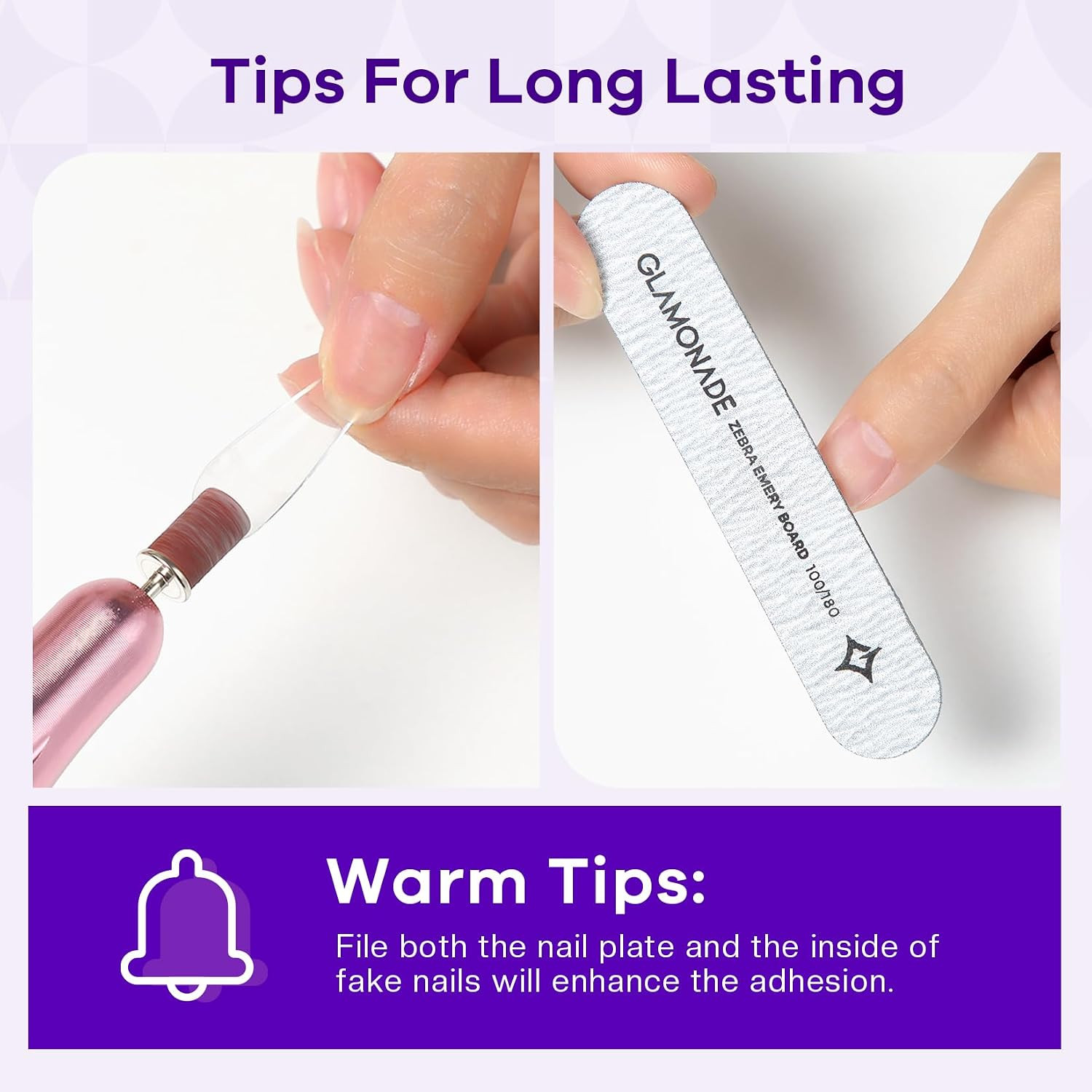 Super Strong Nail Glue: Glue for Press Ons & Acrylic Nails & Fake Nail Tips – 10