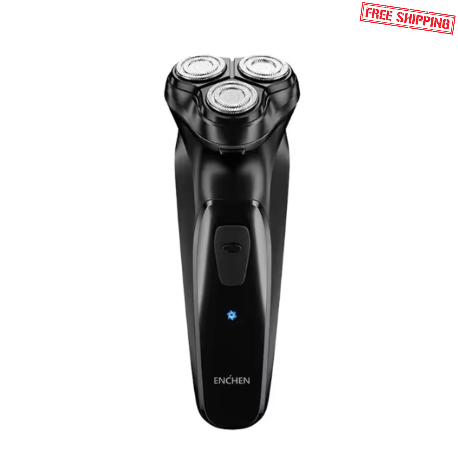 Men Cordless Electric Shaver 3D Floating Rotary Razor Beard Trimmer Type-C