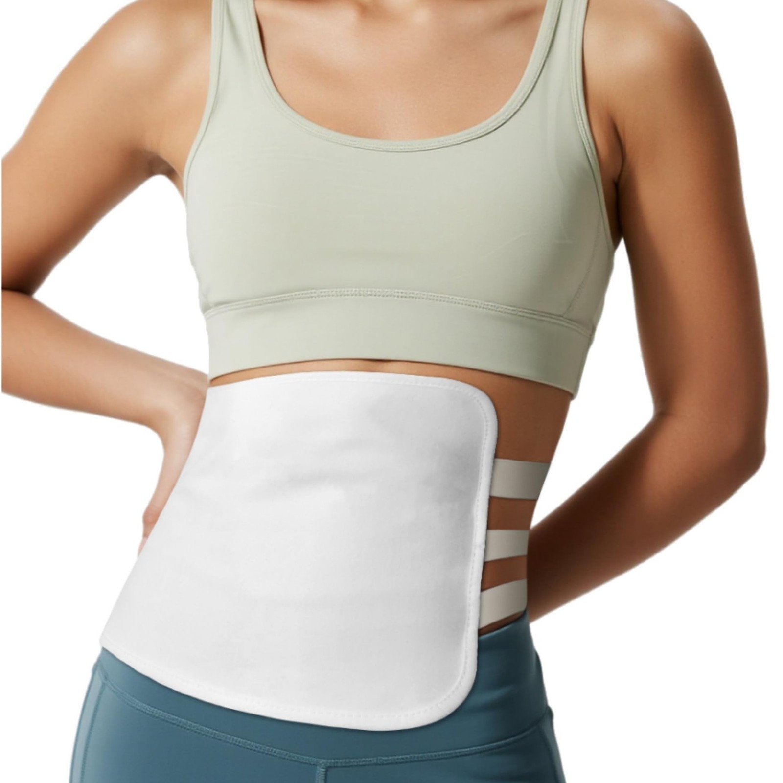 Reusable Castor Oil Pack Wrap Adjustable Leak Proof Detox Stomach Belt, New, USA