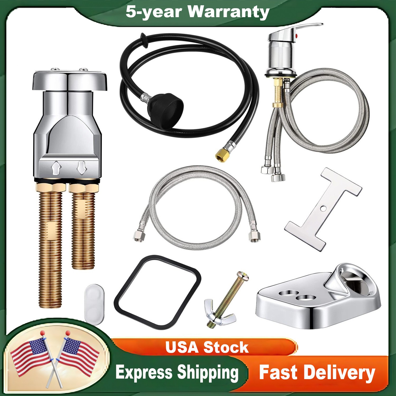 Salon Shampoo Bowl Faucet Vacuum Breaker Kit Spa Beauty Salon Shampoo Bowl Sink