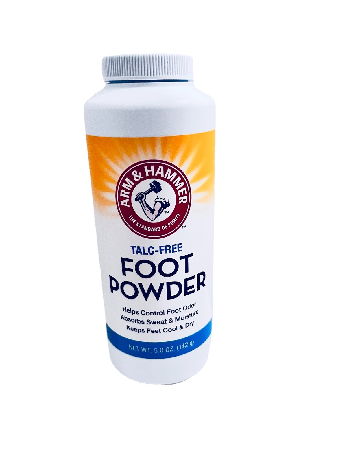 1 Arm & Hammer Talc-Free Foot Powder 5 oz, Methyl Salicylate, Unisex White
