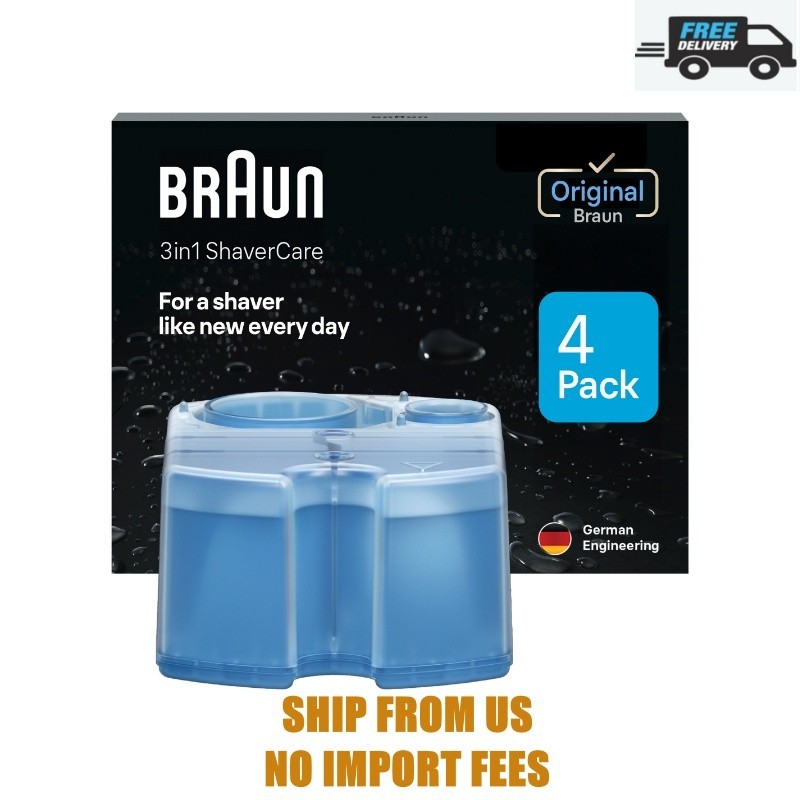 Braun Clean & Renew Refill Cartridges CCR – 4 Pack