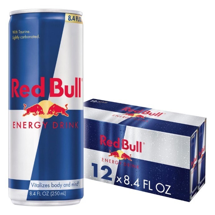 Red Bull Original Energy Drink 12 Pack 8.4 fl oz 80mg Caffeine, New, Sale