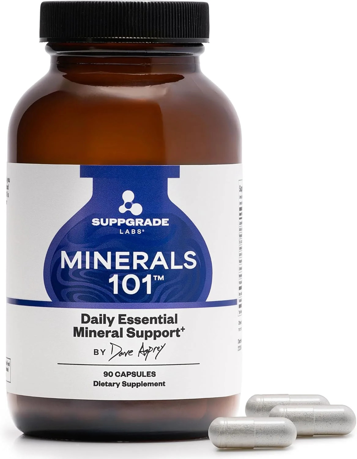 Dave Asprey Minerals 101 Trace Mineral Supplement Calcium Magnesium Zinc 30 Day
