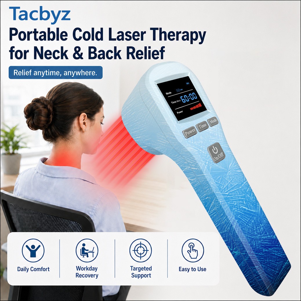 Class 3b Cold Laser 650nm 808nm Red Light Therapy for Back Shoulder Pain Relief