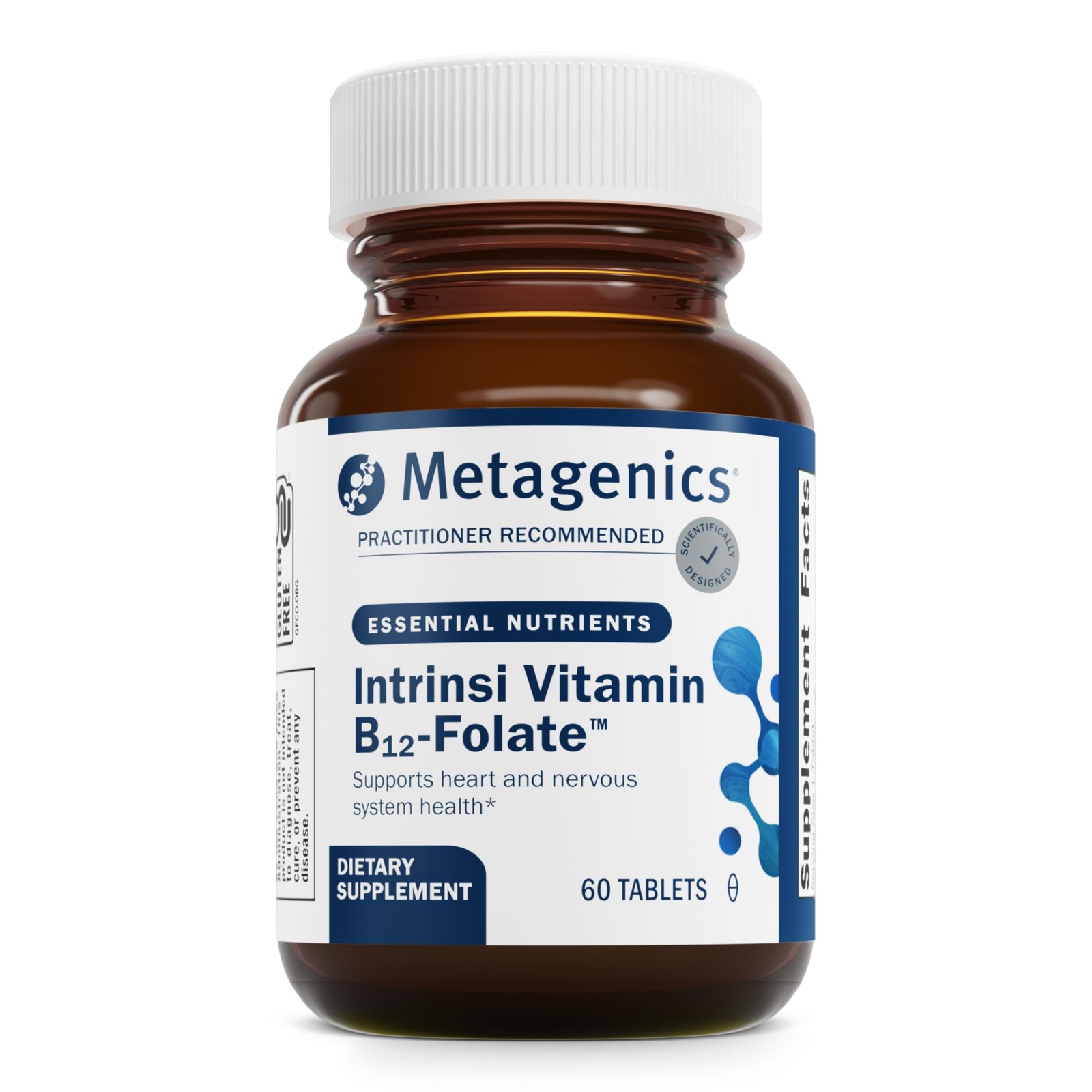 Metagenics Intrinsi Vitamin B12-Folate – with 60 Count (Pack of 1), Default