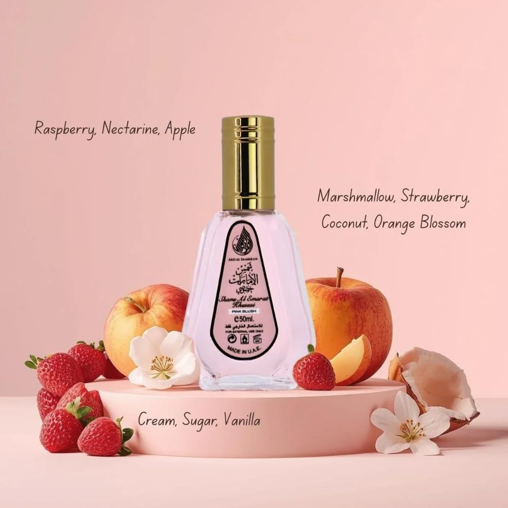 Ard Al Zaafaran Pink Blush Shams Al Emarat Khususi EDP Spray 1.7 Fl Oz (50 mL)
