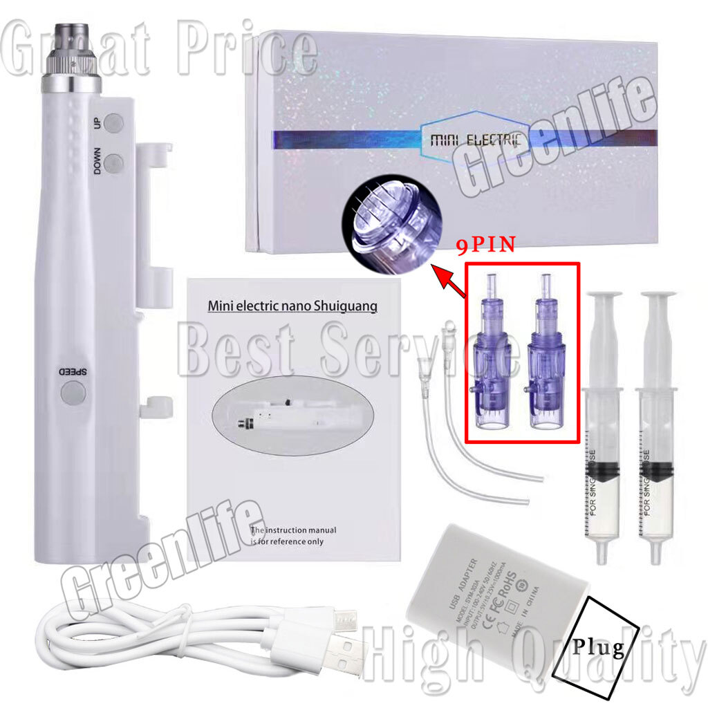 Mini Electric 2In1 Water Pen Facial Skin Care Beauty Machine Or Replacement Pins