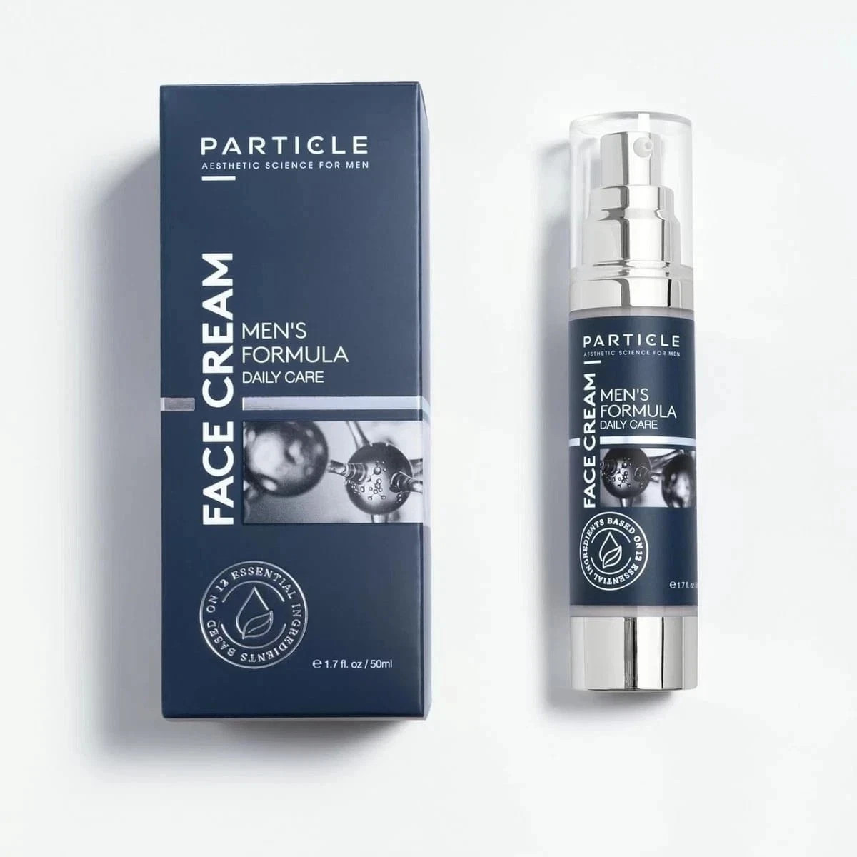 Particle Face Cream for Men 6-in-1 Anti-Aging Moisturizer Reduces Eye Bags & Dar
