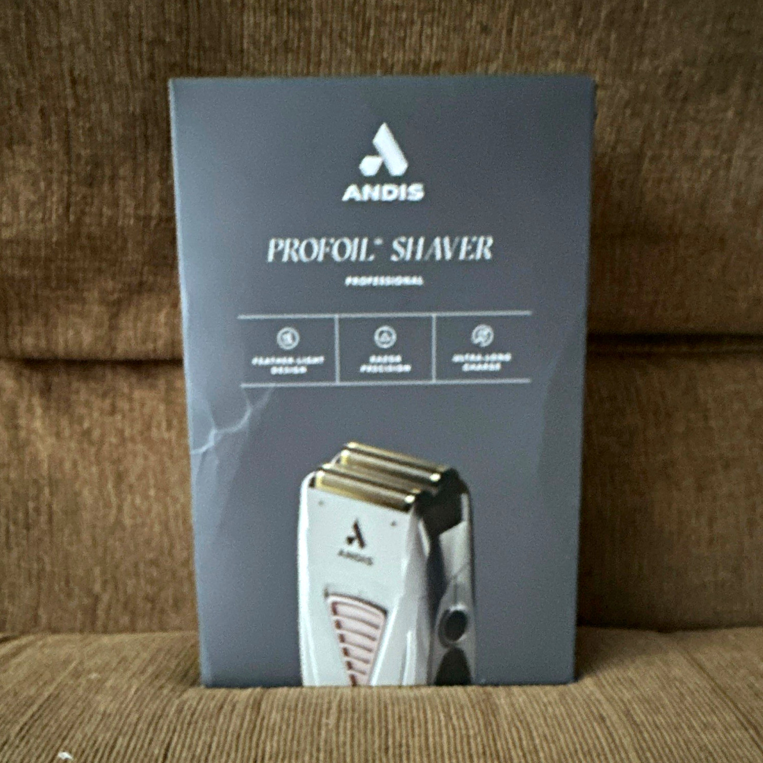 Andis ProFoil Lithium Cordless Men’s Face Foil Shaver 2-Head Gray 17235