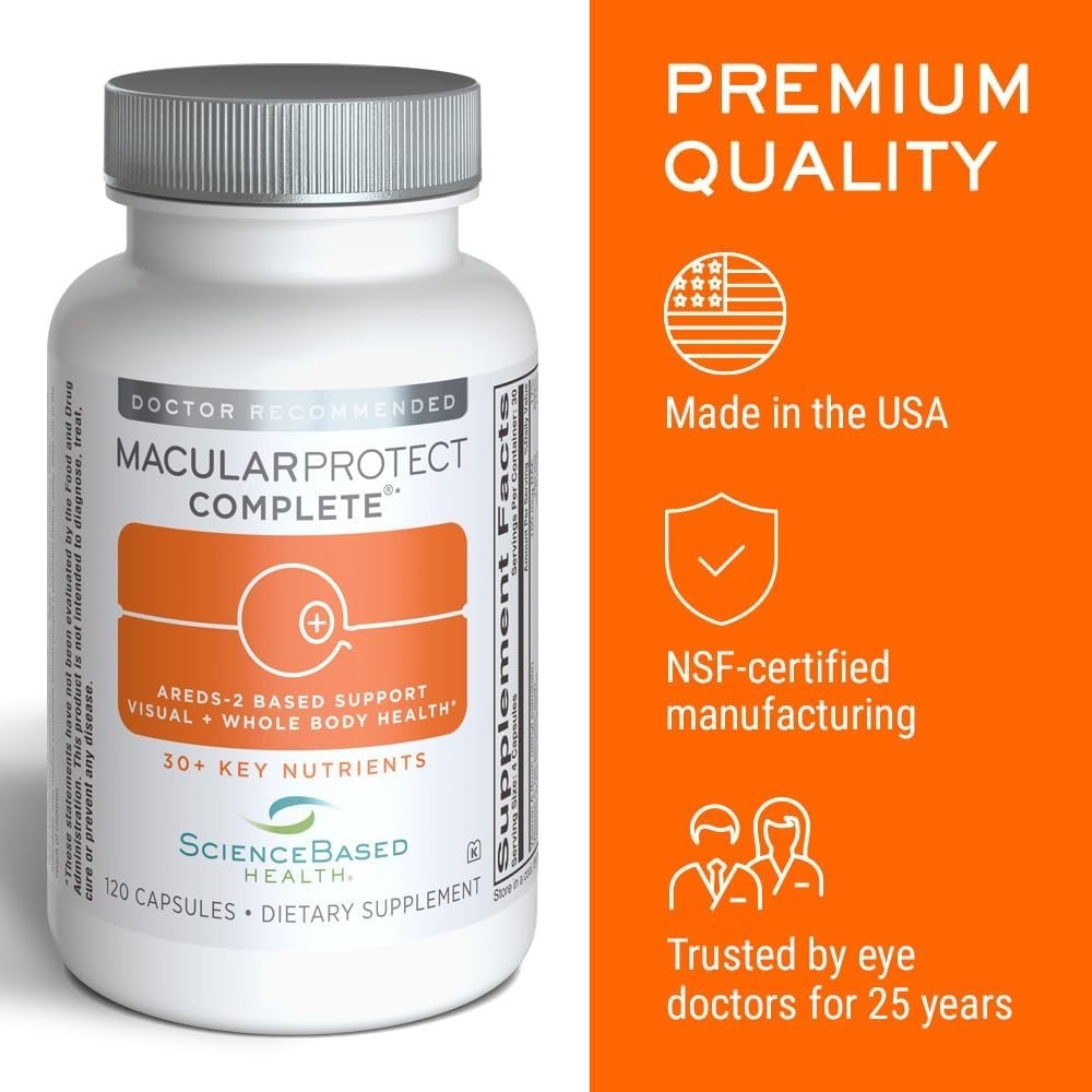MacularProtect AREDS 2 + Multivitamin, 120 Ct – Vision & Whole Body Support