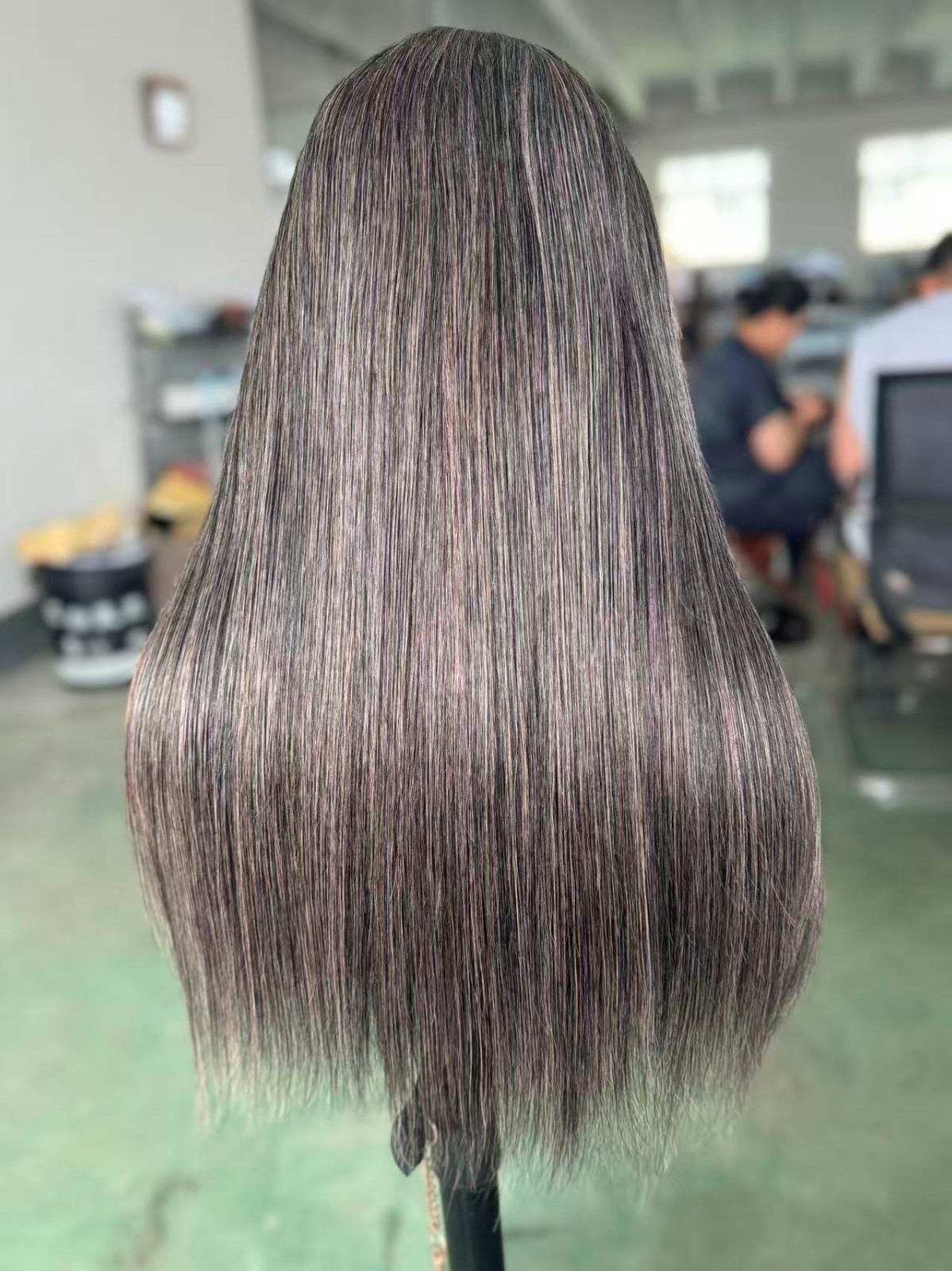 12×6 22inch colored straight HD Lace Wig 250% density 100% Human Hair