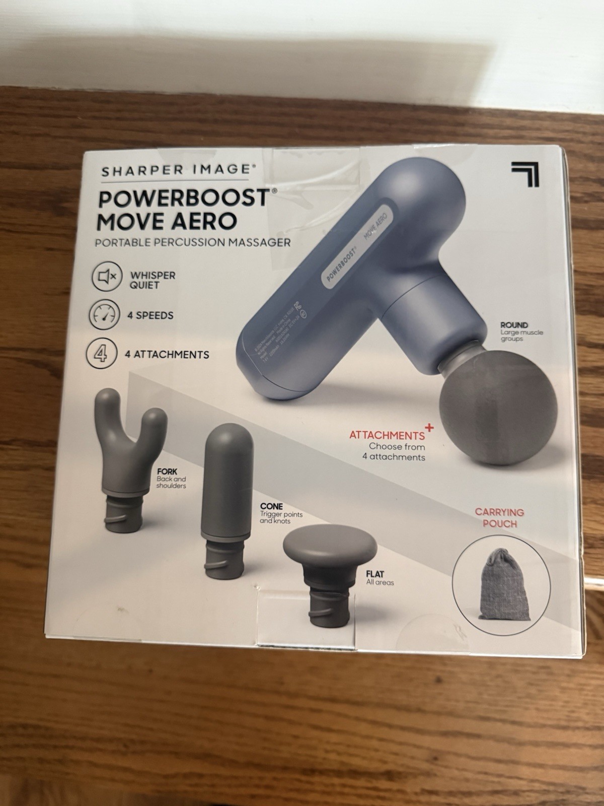 Sharper Image Powerboost Move Aero 3.0 – Mini Percussion Massage Gun| Updated
