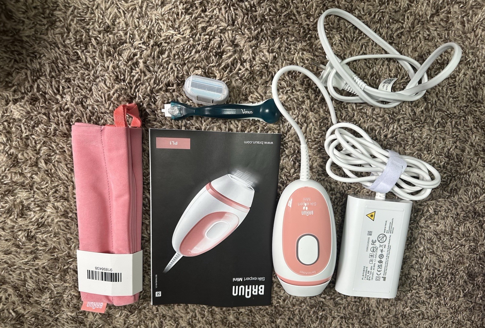 Braun IPL at Home Laser Hair Removal for Men Women Silk Expert Mini PL1014