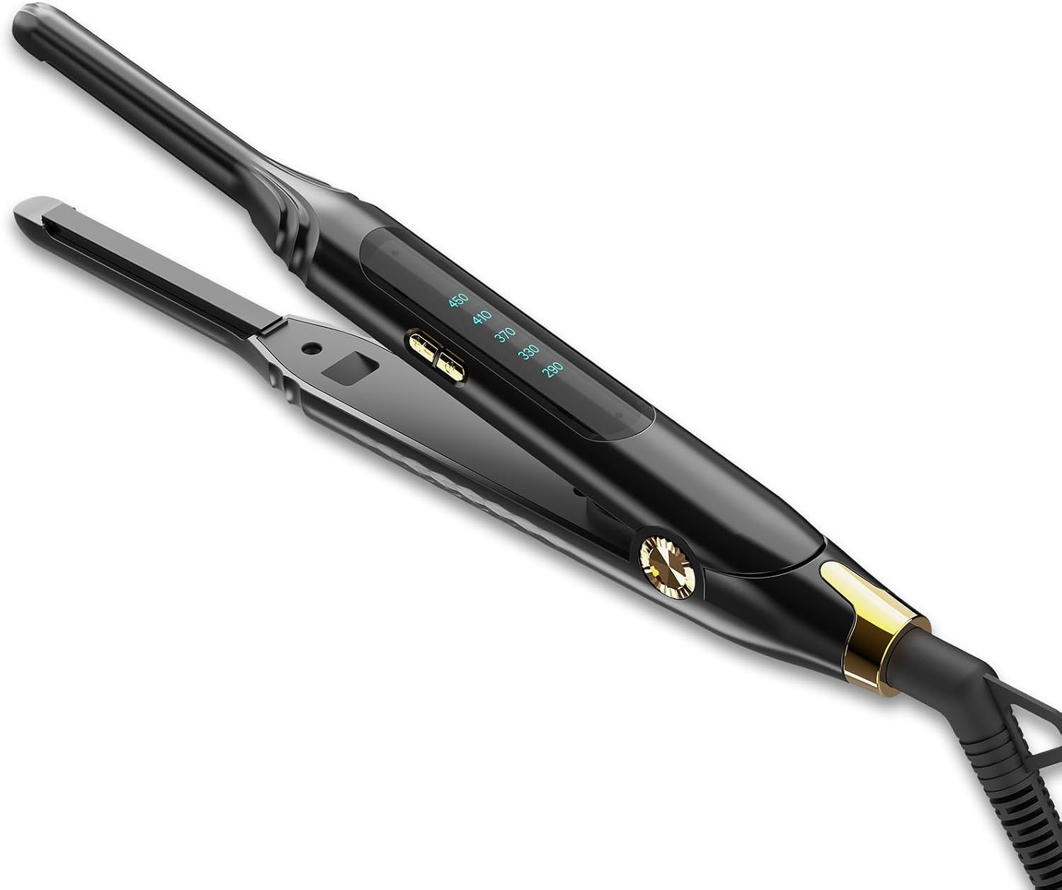 Pencil Flat Iron 3/10” Small Flat Irons for Short Hair,Pixie Cut & Bangs,Hair S