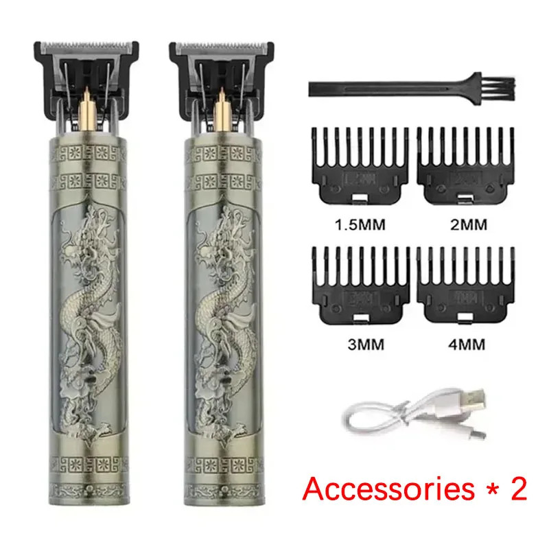 Portable Shaver Barber Cordless Electric Hair Cutting Machine USB Fast Charging