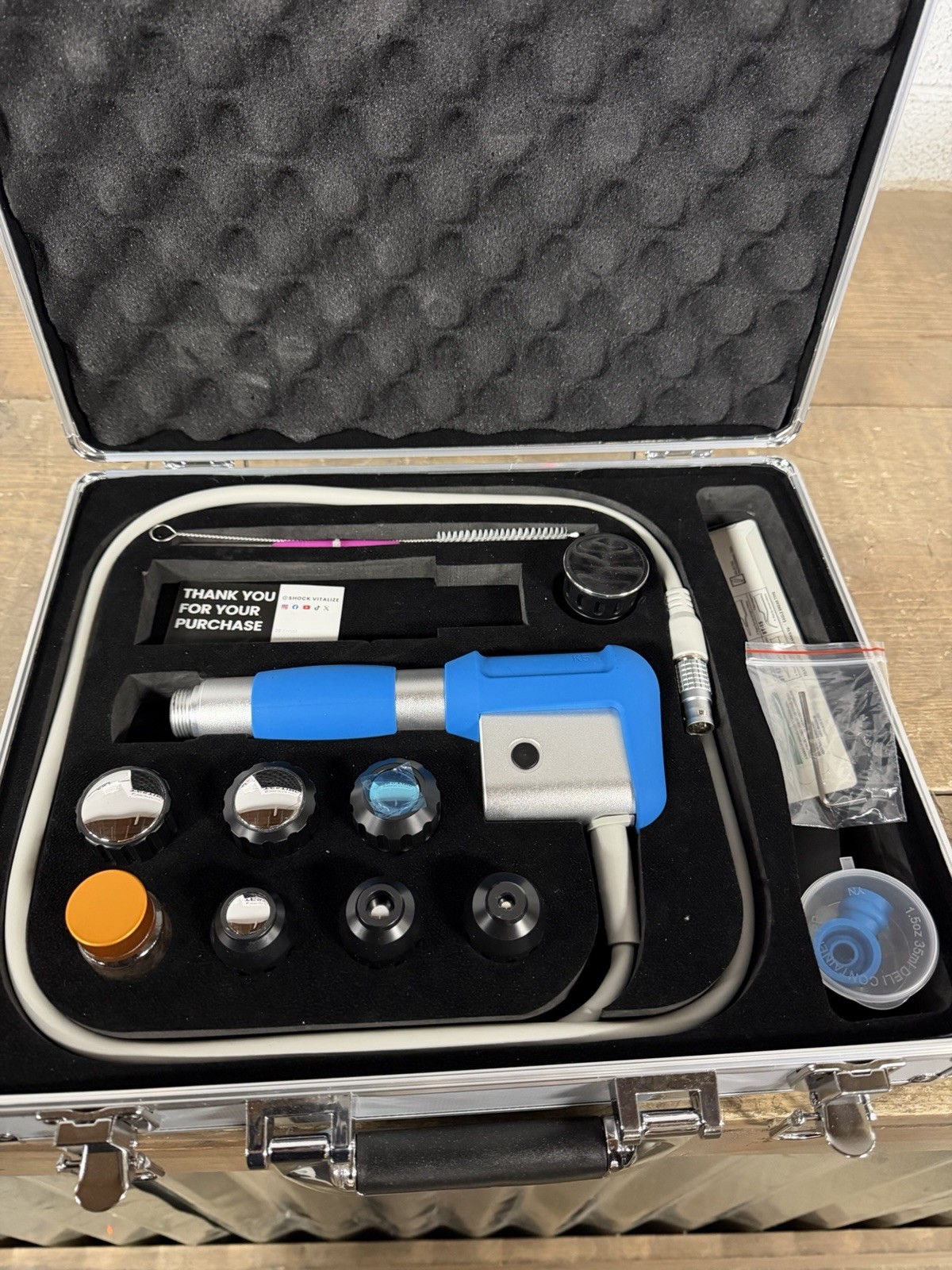 2026 Shock Vitalize Lite ESWT Shockwave Therapy Machine for Pain Muscle Relief