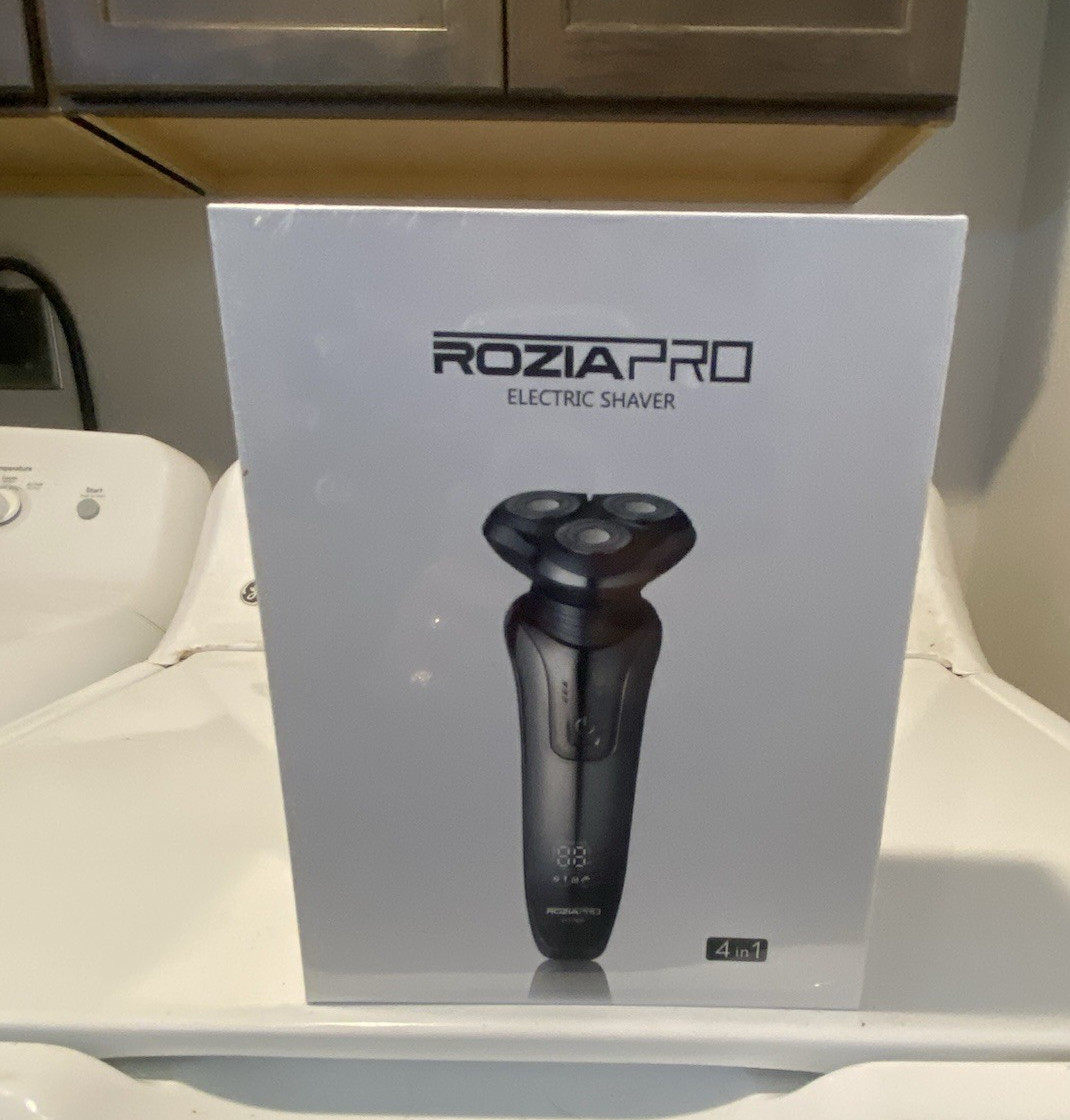 RoziaPro HT966 Men’s Multi-Function Shaver 3-Head Rotary Cordless USB