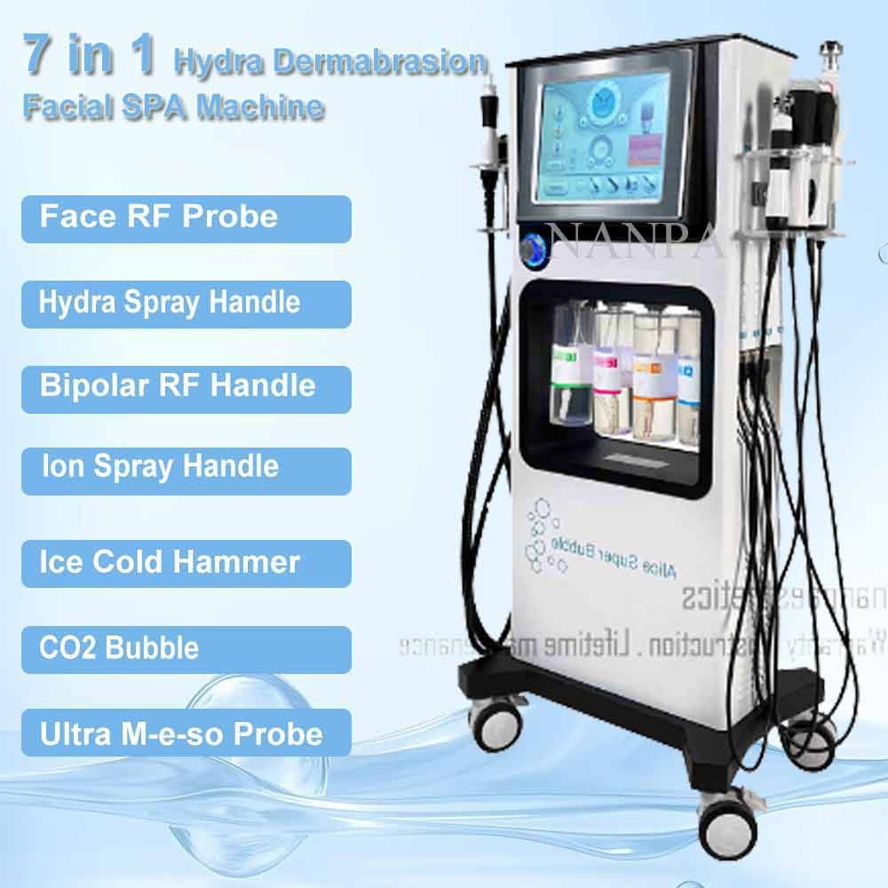 7in1 Hydra Spa Facial Beauty Machine Hydro Dermabrasion Skin Cleaning Face Lift