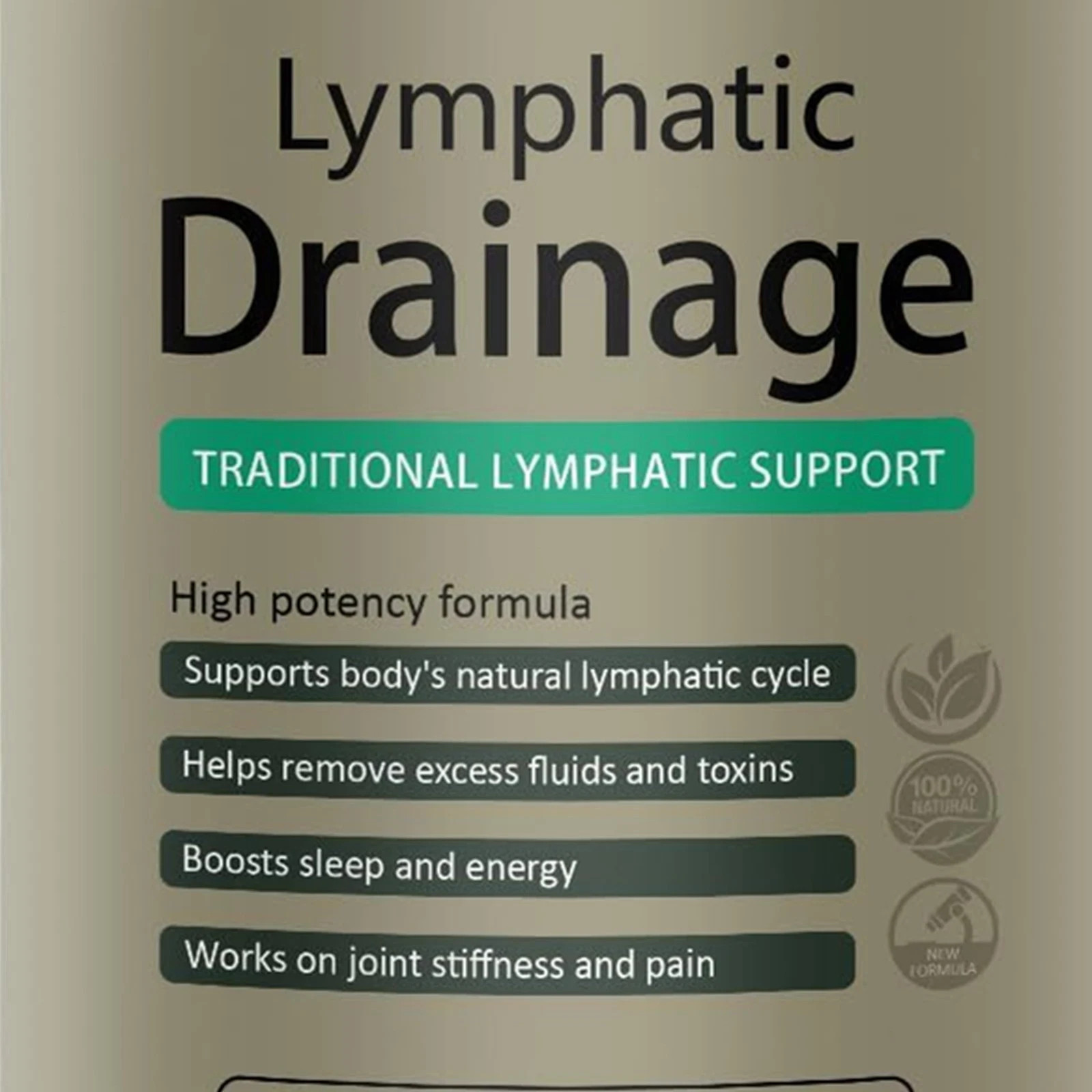 Sculptique Lymphatic Drainage Capsules, Lymphatic Drainage, 60 Capsules 3 PACK