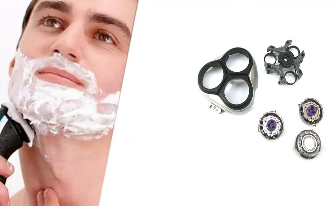 2025 Full Complete HQ8 Replacement Shaver Head Compatible with Norelco Aquatec S