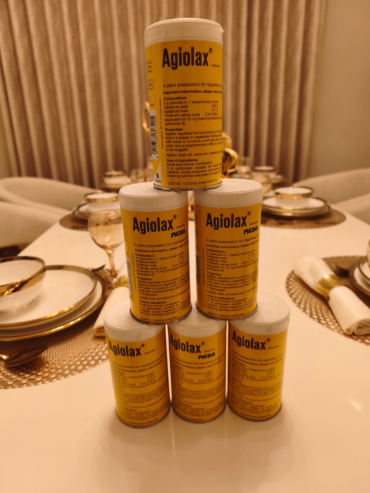 6 PACK AGIOLAX Madaus Granules 250g Made in Germany -Express ship EXP 12.2027 🥇