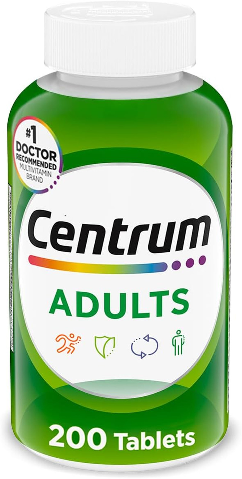 Centrum Adult Multivitamin/Multimineral Supplement with Antioxidants – 200 Count