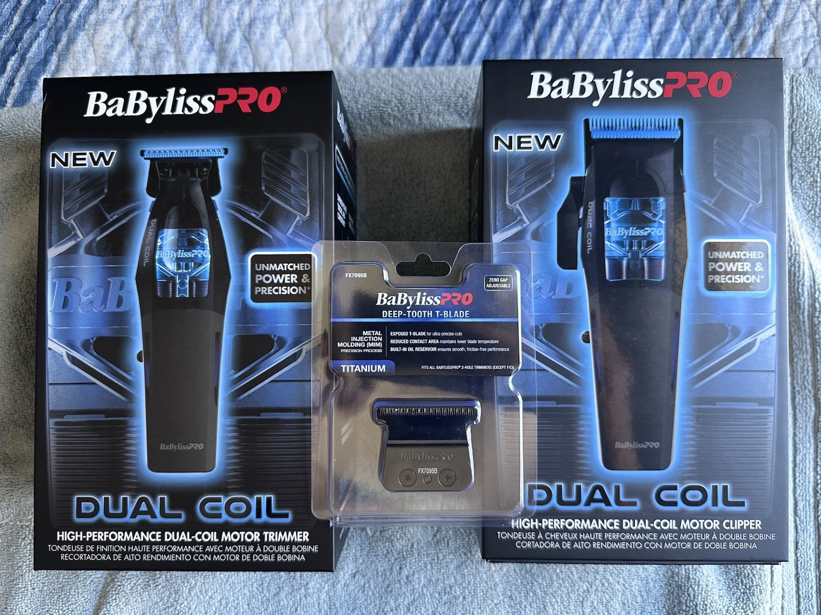 BaByliss PRO Dual Coil Motor Clipper FX95C and Trimmer FX95T Combo Set