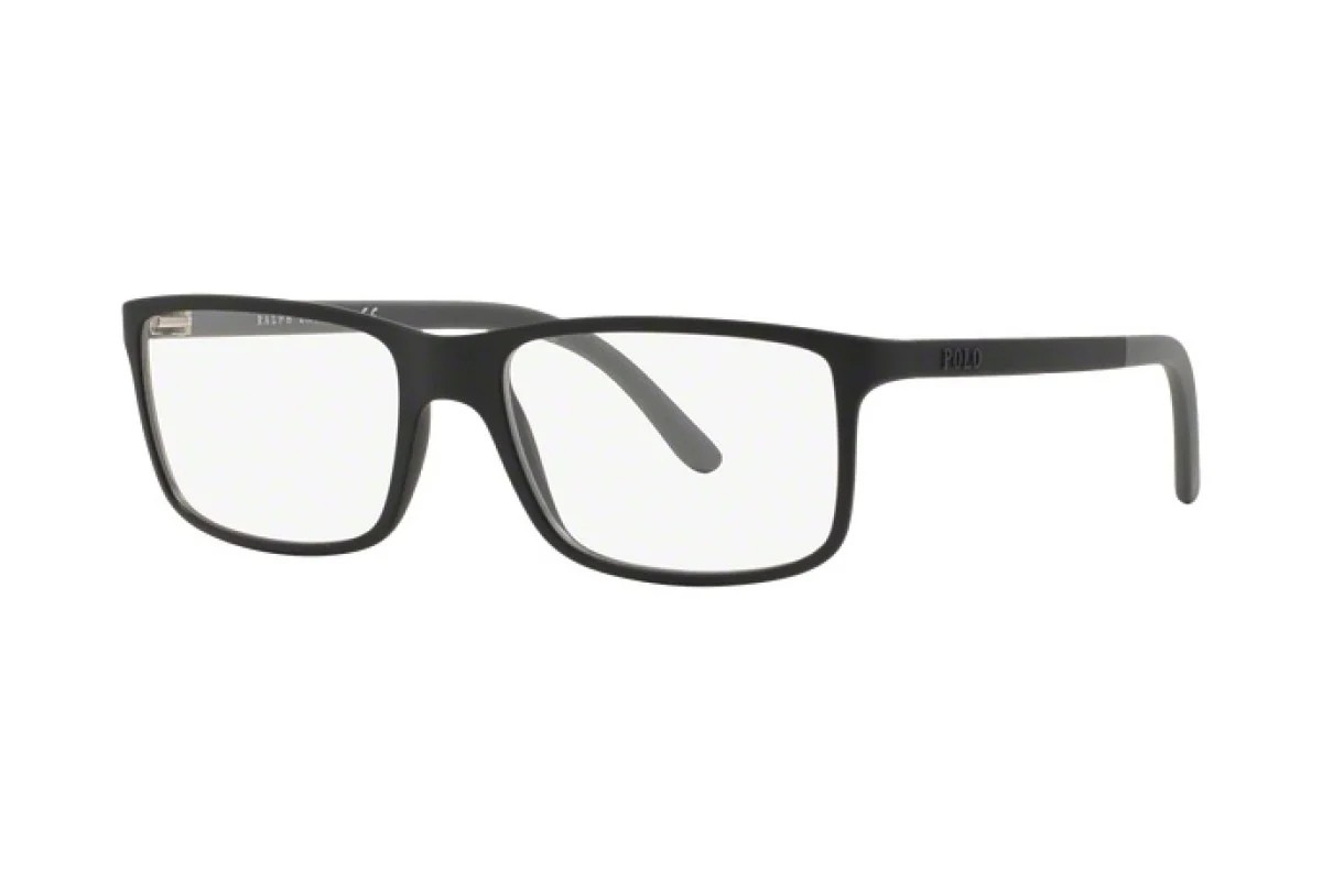 New Polo Ralph Lauren Man Rectangle Eyeglasses PH2126 5534 Matte Black 58mm