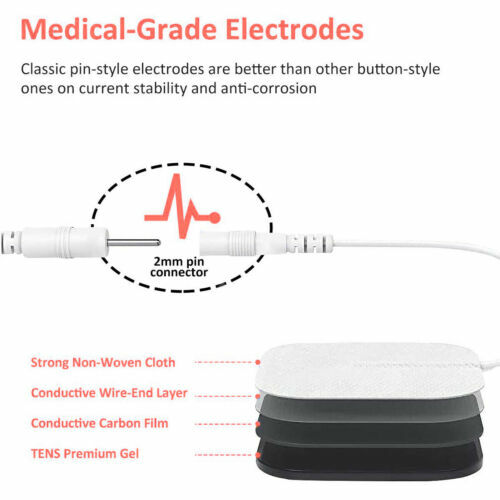 US Tens Machine EMS Digital Acupuncture Therapy Full Massager Nerve Pain Relief