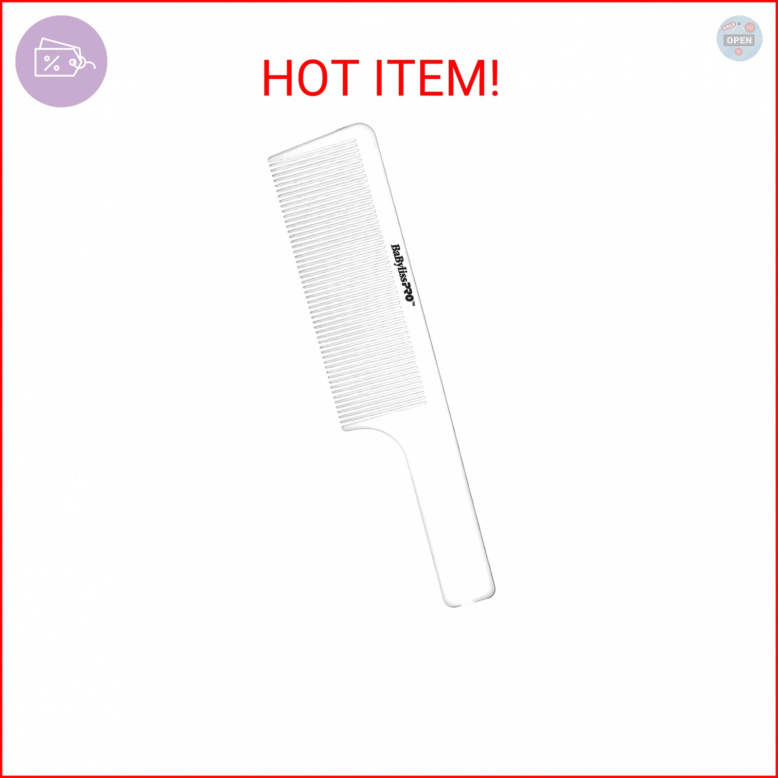 BaBylissPRO Barberology 9 Inch Clipper Comb