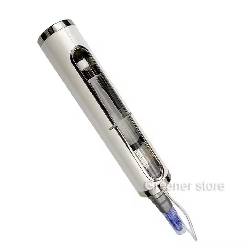 Micro Pen Mesotherapy & 10Pcs 5D Replacement Needle Cartridges Tips Face Care
