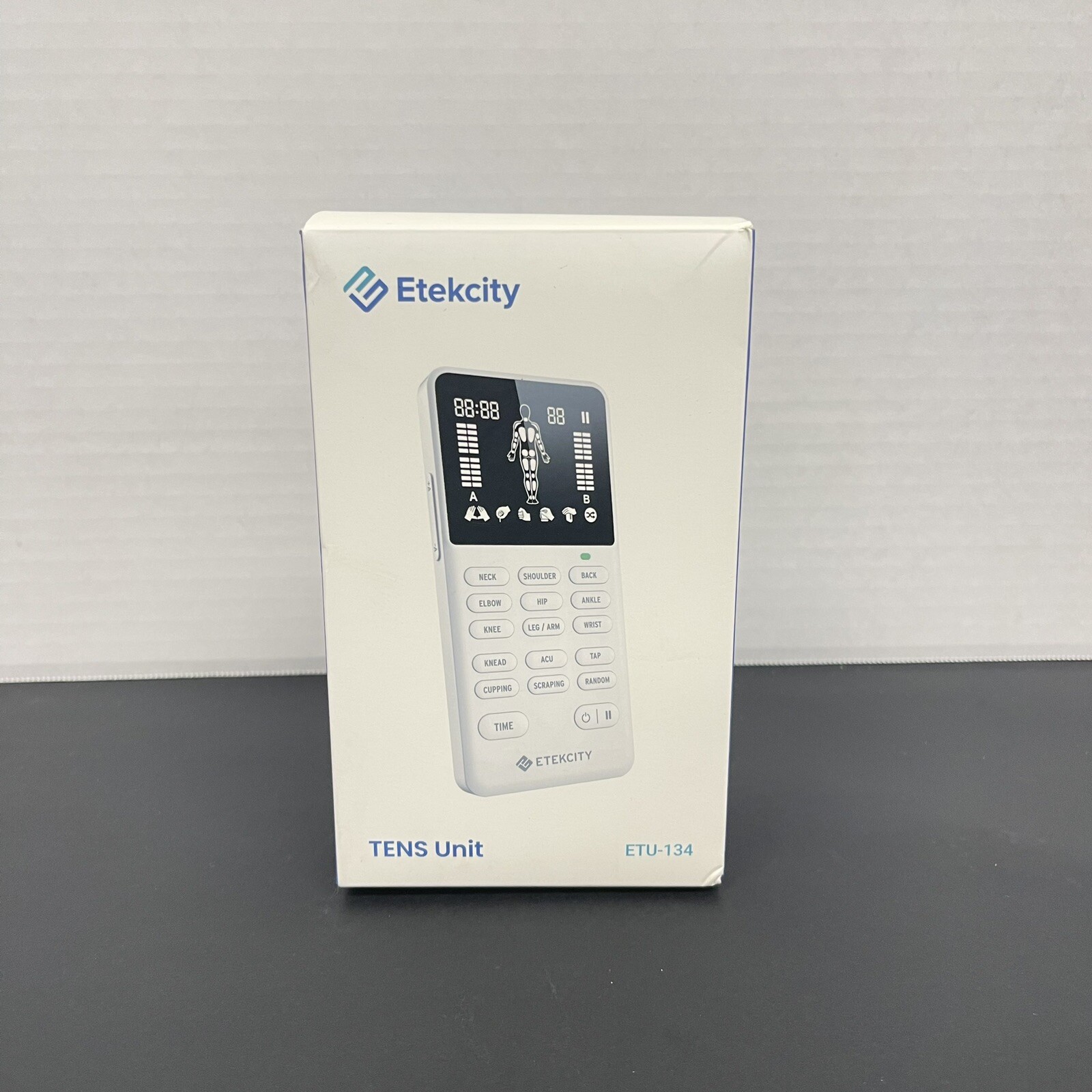 ETEKCITY TENS Unit Muscle Stimulator Machine for Pain Relief ETU-134