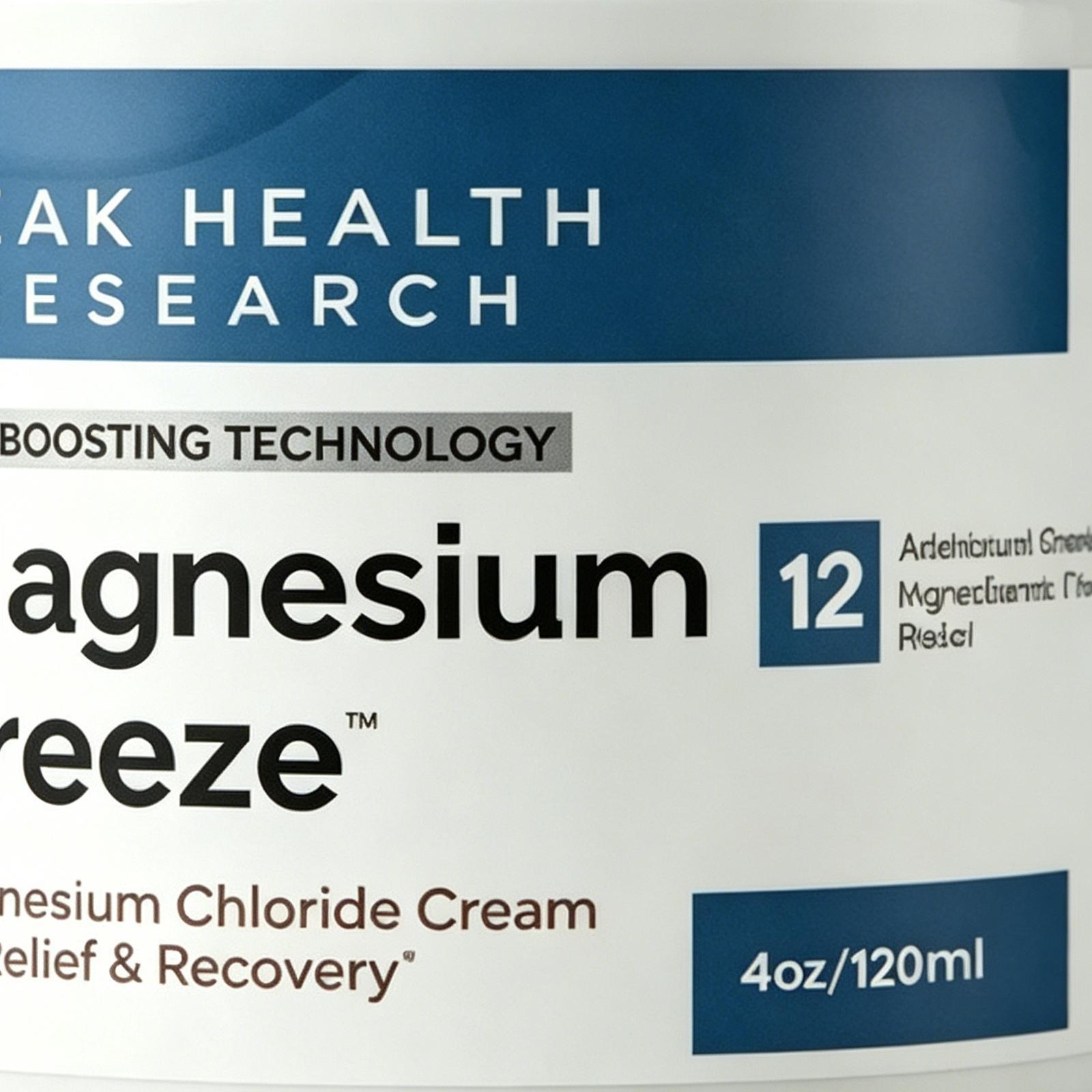 Magnesium Freeze -Topica-l Magnesium Cream with Niacinamide For Joints Low Back