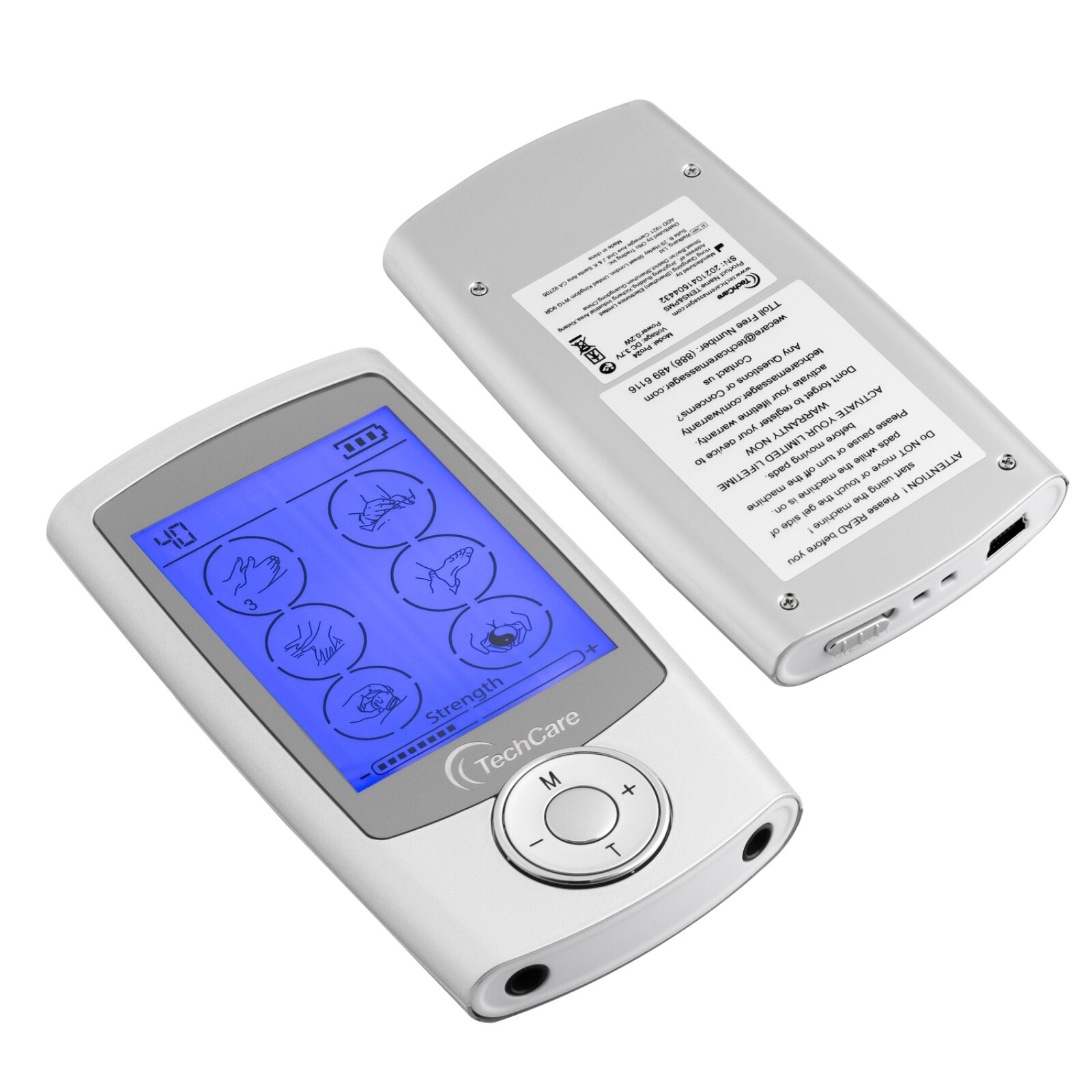 Tens Unit Muscle Stimulator 24 Modes Dual Channel Massager Comes with 10 Pads