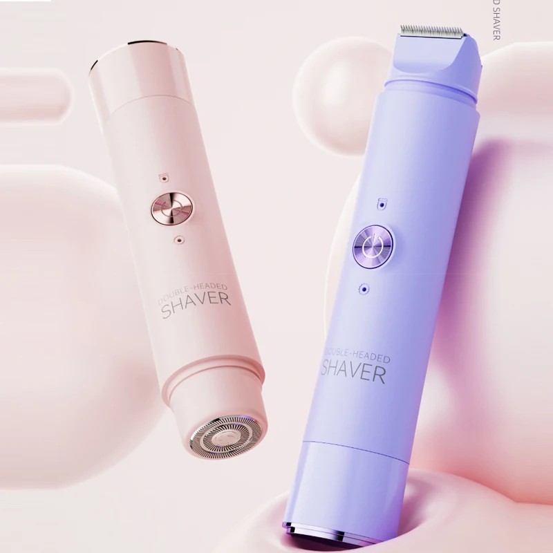 2-in-1 Electric Shaver – Wet/Dry Bikini Trimmer & Epilator for Women Cordless