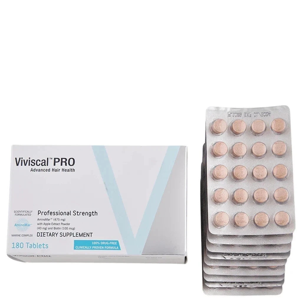 VIVISCAL PRO – Professional Hair Growth Supplement 180 Tablets, Expiring in 2027